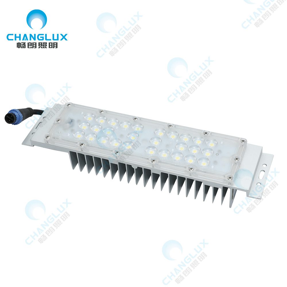 CL-C50X-M60 28合1 5050 SMD LED照明模块IP66防水40W 50W 60W 155-175 lm / W，带2针IP66接线端子